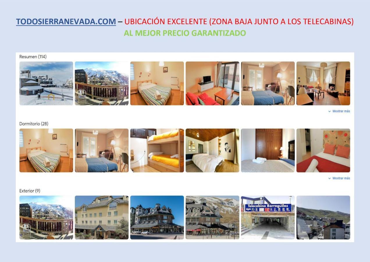 Ski Plaza Sierra Nevada & Zona Baja Exterior foto